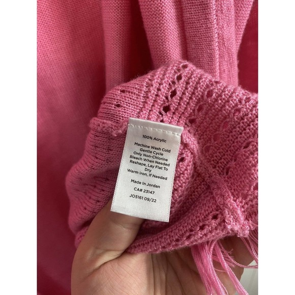 Talbots Pink Women's Cardigan Sweater - Picture 5 of 6